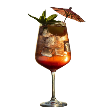 Tropical rooftop beverages