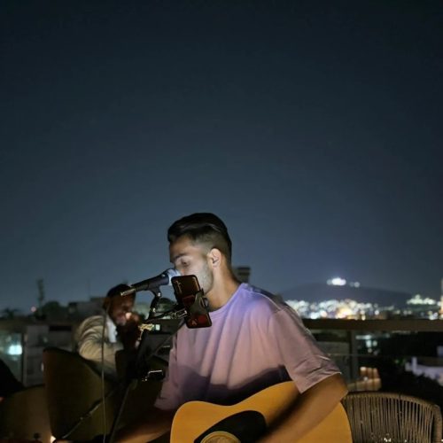 Live music night at Cosmo Bar & Bistro, a restaurant with live music in Udaipur